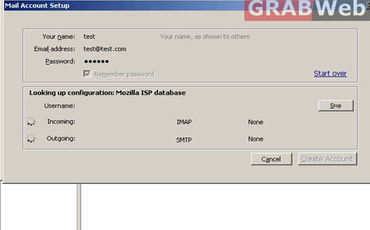 Mail server settings mail server setting