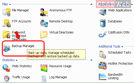 backup manager backup manager