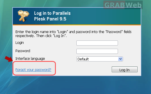 Plesk control panel