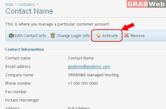 Manage Existing Customer Manage Existing Customer