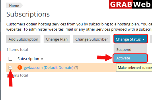activate subscription