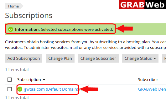 activate subscription
