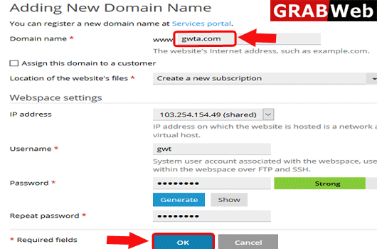 add domain