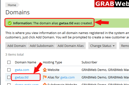 add alias