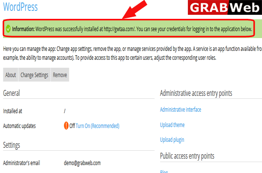 install wordpress