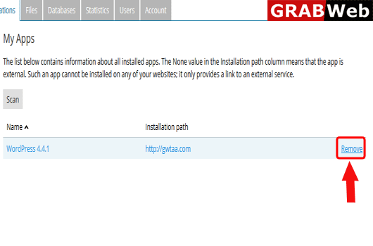 remove wordpress