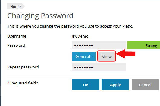 reseller password