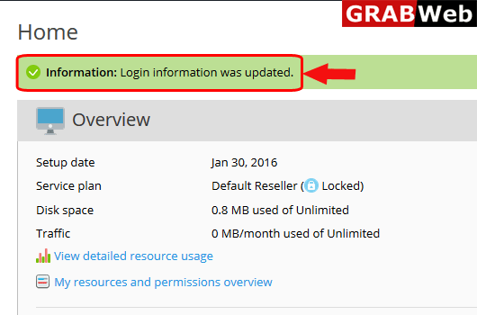 reseller password