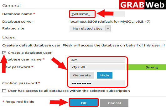add database
