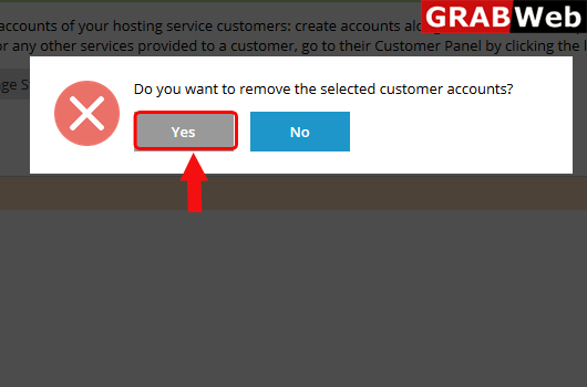 deleet customer