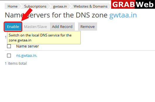 enable dns