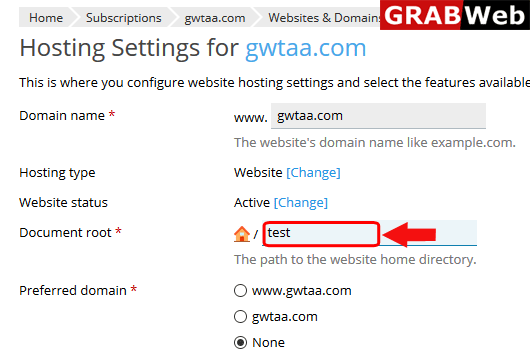 home directory