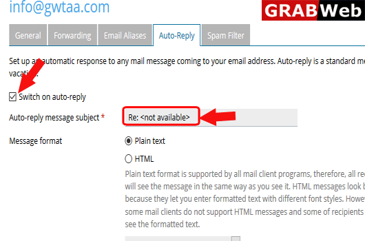 auto reply