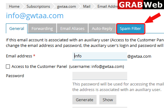 spam filter