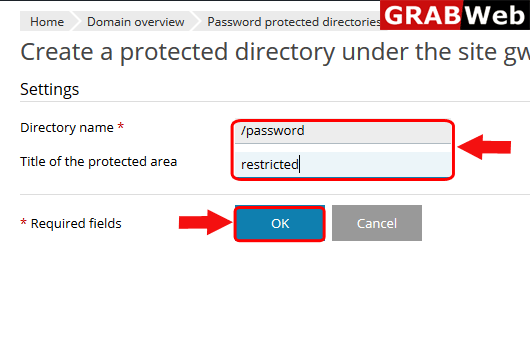 password protected