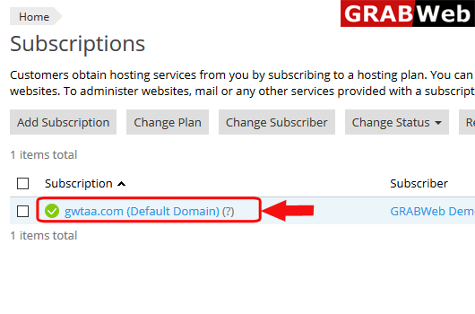 change password