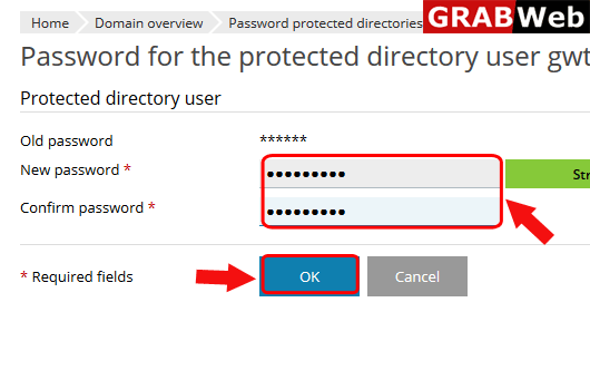change password