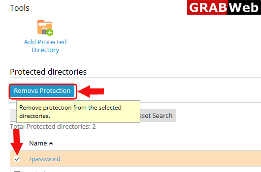 password protected
