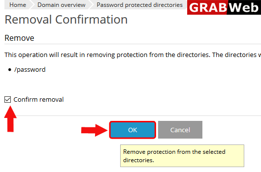 password protected