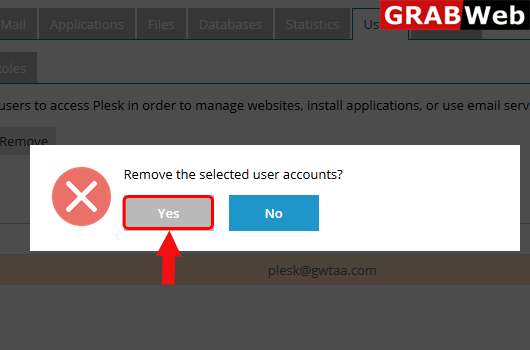 remove user